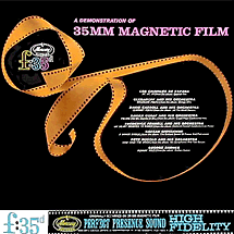 Audiophile disk recorded on mag